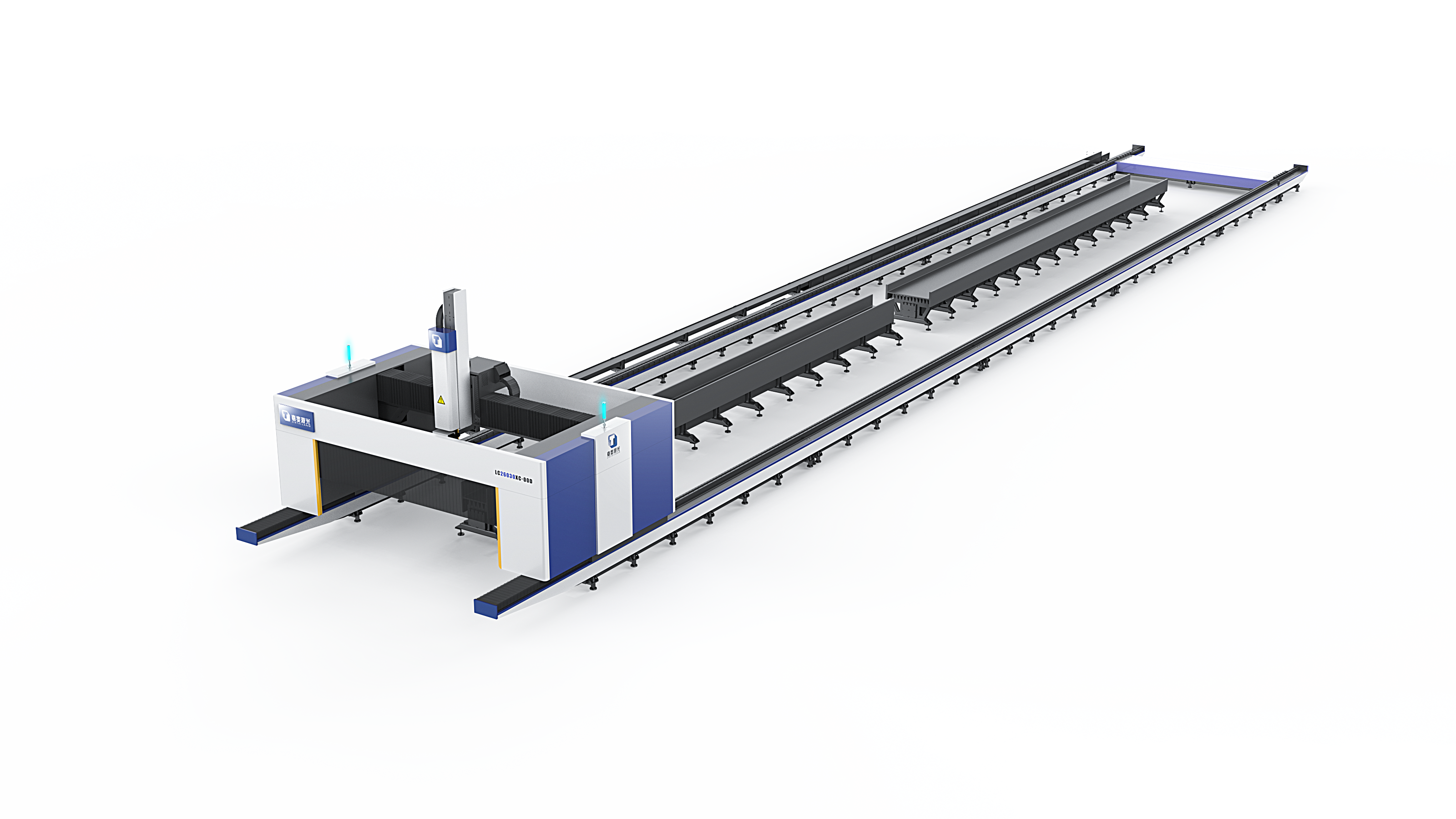 Three-dimensional five-axis H-beam laser cutting equipment 